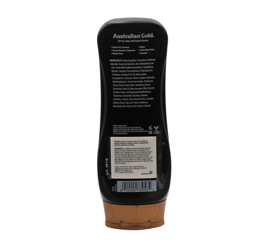 LSF 50 Lotion mit Bronzer - Sonnenschutz