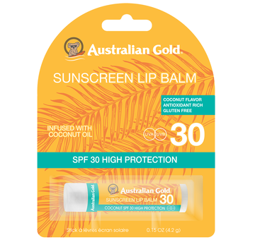 Australian Gold LSF 30 Lipbalm Stick Coconut