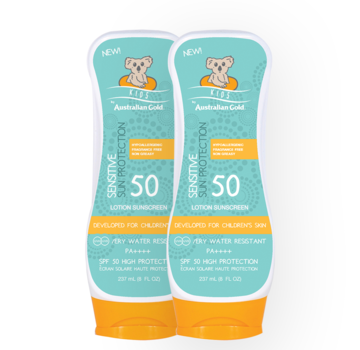 Australian Gold Vorteilsset: 2x LSF 50 Kids Lotion Sensitive Protection