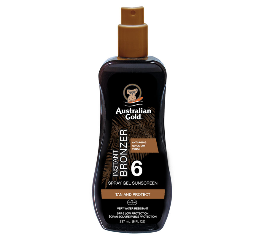 LSF 6 Spray Gel mit Bronzer - Sonnenschutz