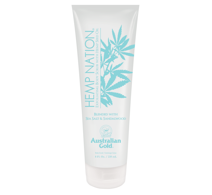 Hemp Nation Sea Salt & Sandalwood -  Body Scrub - 235 ML