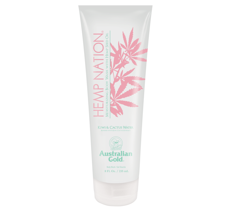 Hemp Nation Kiwi & Cactus Water - Body Wash - 235 ML