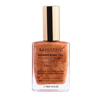 Raysistant Shimmering Body Oil - Golden Bronze