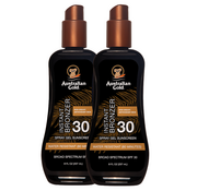 Australian Gold Vorteilsset: 2 x LSF 30 Spray Gel mit Bronzer