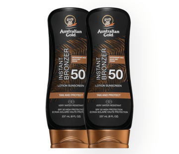 Australian Gold Vorteilsset: 2x LSF 50 mit Bronzer