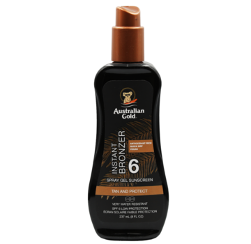 Australian Gold LSF 6 Spray Gel mit Bronzer