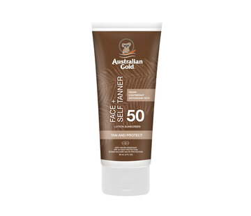 Australian Gold SPF 50 Face met Self Tanner