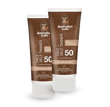 Australian Gold Voordeelset SPF 50 Face met Self Tanner