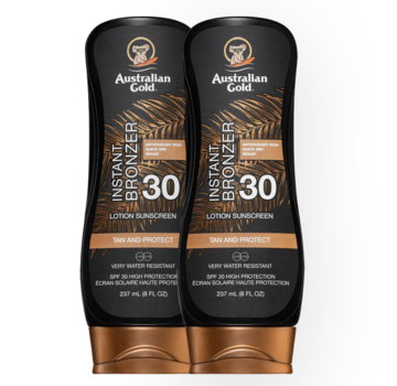 Australian Gold Saving Set: 2 X SPF 30 Lotion met Bronzer