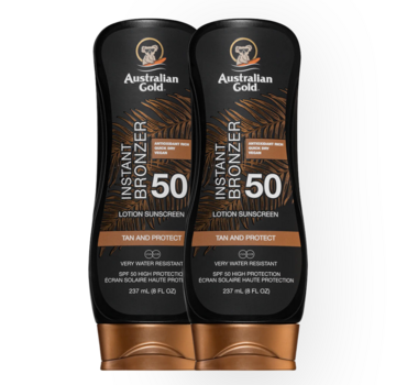 Australian Gold Voordeelset: 2 X SPF 50 Lotion met Bronzer