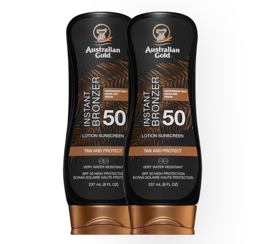 Saving Set: 2 X SPF 50 Lotion met Bronzer - Sunscreen