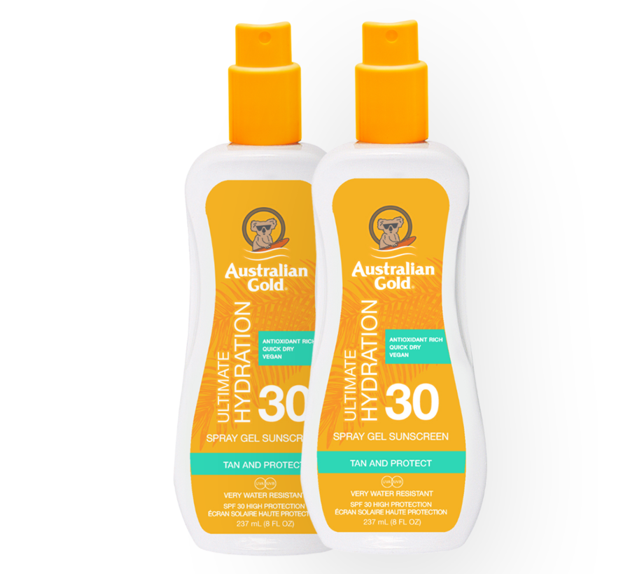 Voordeelset: 2 X SPF 30 Spray Gel Clear  - Zonnebrandcrème
