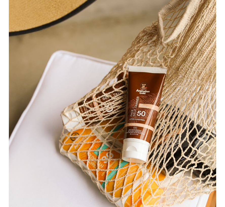 Voordeelset: 2X SPF 50 Face met Self Tanner
