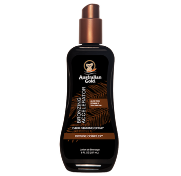 Australian Gold Dark Tanning Accelerator Spray Gel met Bronzer