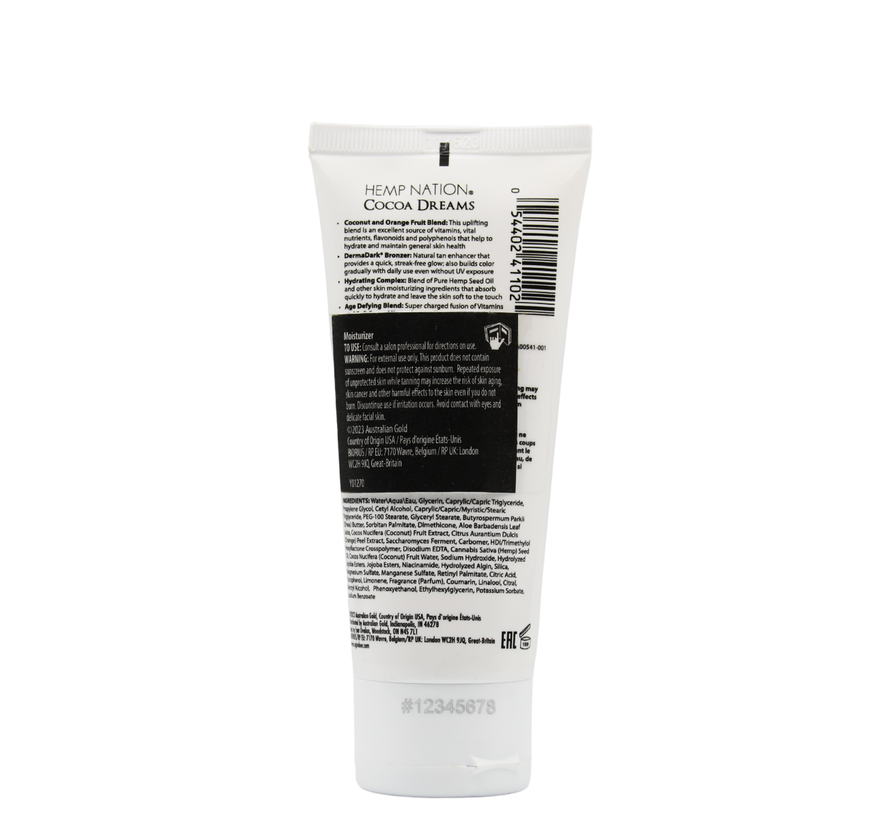 Hemp Nation Cocoa Dreams Tan Extender