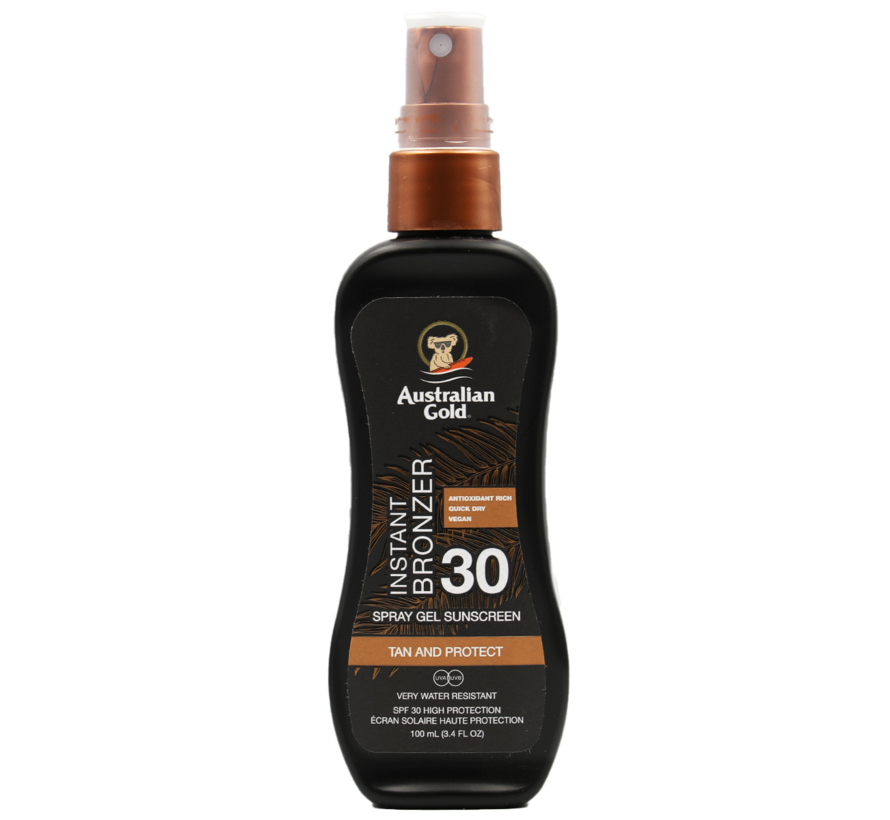 SPF 30 Spray Gel met Bronzer - Reisverpakking