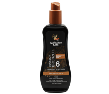 Australian Gold SPF 6 Spray Gel met Bronzer