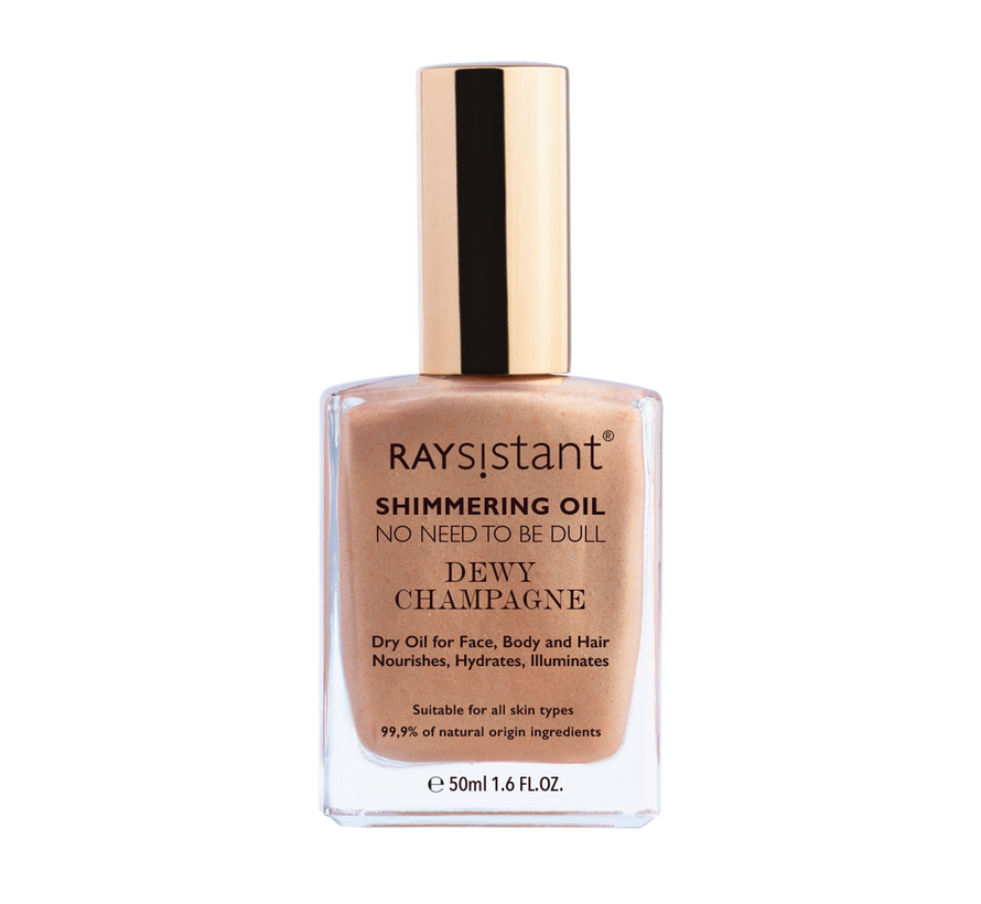 Shimmering Body Oil - Dewy Champagne