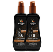 Australian Gold Saving Set: 2 X SPF 6 Spray Gel met Bronzer