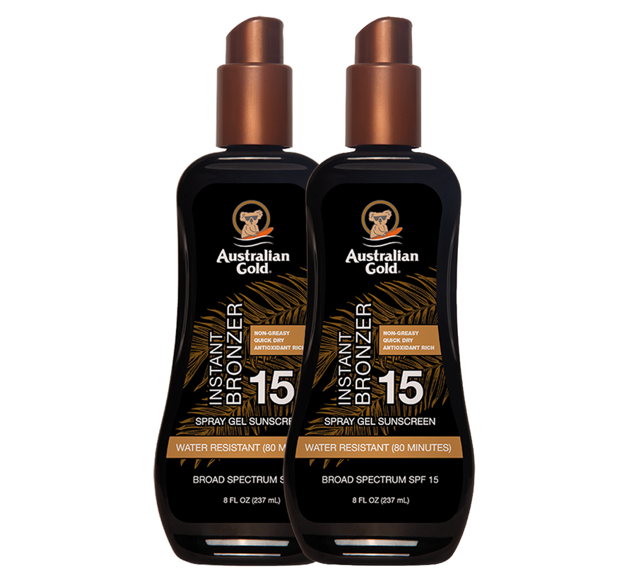 Saving Set: 2 X SPF 15 Spray Gel met Bronzer
