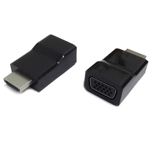 OEM Gembird A-HDMI-VGA-001 kabeladapter/verloopstukje Zwart