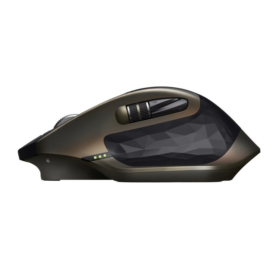 MX Master | Draadloze Muis | Rechtshandig | RF + Bluetooth | 1600 DPI | Zwart/Brons
