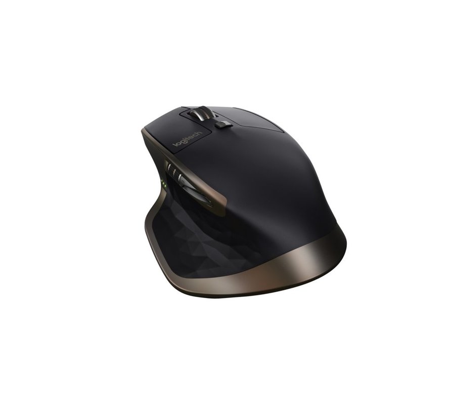 MX Master | Draadloze Muis | Rechtshandig | RF + Bluetooth | 1600 DPI | Zwart/Brons