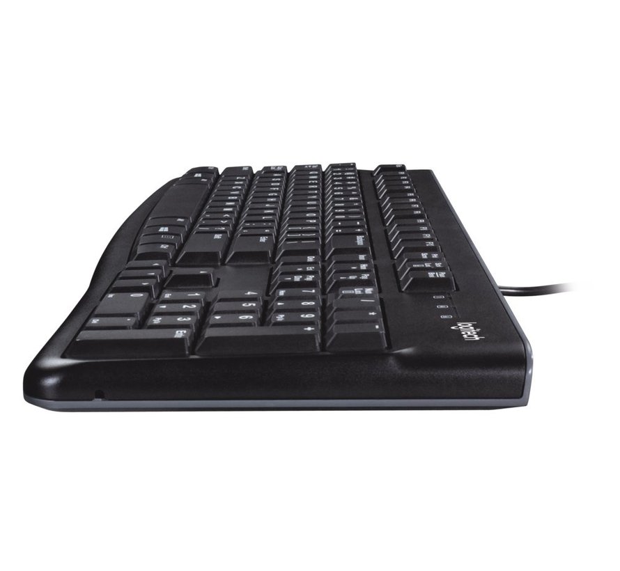 Desktop MK120 toetsenbord USB QWERTY US International Zwart