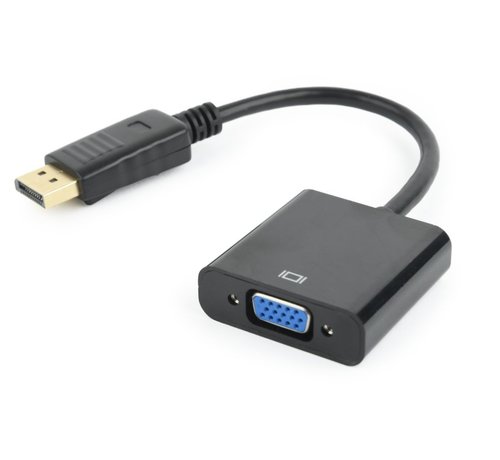 Gembird A-DPM-VGAF-02 | DisplayPort naar VGA Adapter | Zwart