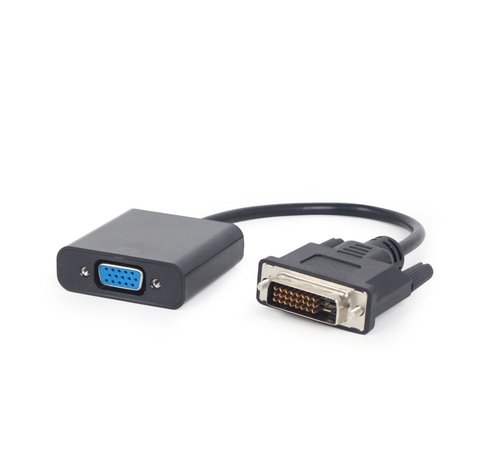 Gembird A-DVID-VGAF-01 | Video Adapter | DVI-D naar VGA | 0,2 m | Zwart
