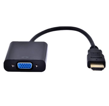 Gembird A-HDMI-VGA-04 | HDMI naar VGA Adapter | 0,15 m | Zwart