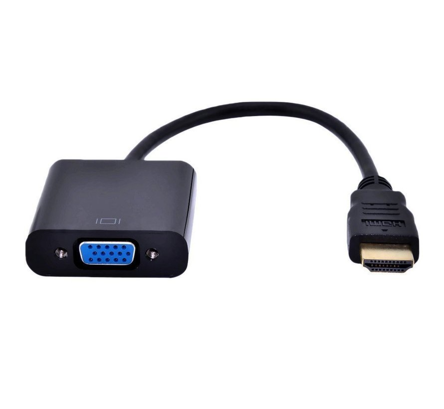A-HDMI-VGA-04 | HDMI naar VGA Adapter | 0,15 m | Zwart
