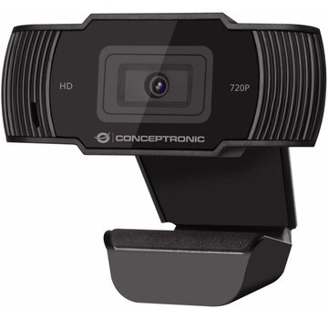 Conceptronic AMDIS 720P HD webcam 1280 x 720 Pixels USB 2.0 Zwart