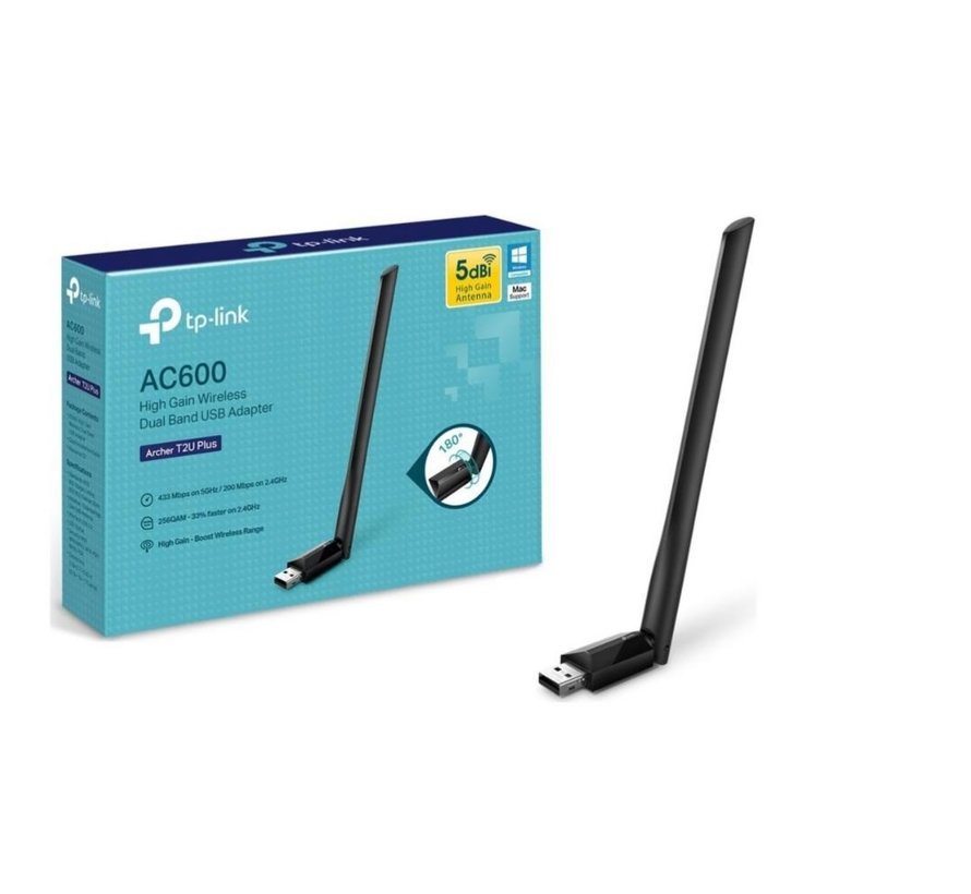 TP-LINK Archer T2U Plus Intern WLAN 600 Mbit/s