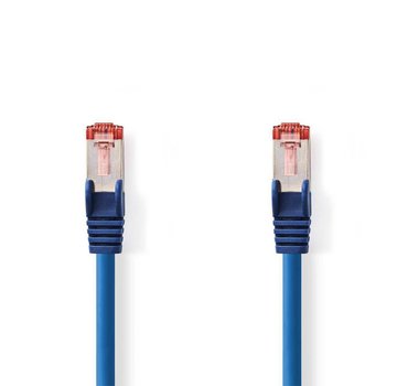 Nedis CCGP85221BU20 netwerkkabel Blauw 2 m Cat6 S/FTP (S-STP)