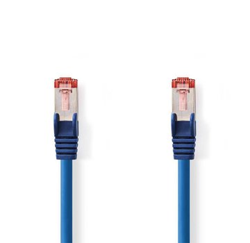 Nedis CCGP85221BU30 netwerkkabel Blauw 3 m Cat6 S/FTP (S-STP)