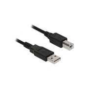 Ewent EC2402 USB-kabel 1,8 m USB 2.0 USB A USB B Zwart