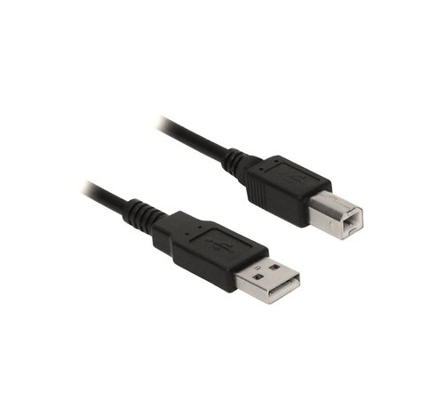 Ewent EC2403 USB-kabel 3 m USB 2.0 USB A USB B Zwart
