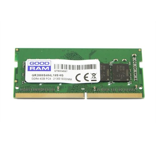 Goodram | 1x4GB DDR4 | 2666MHz | SODIMM | CL19 | Geheugenmodule | RAM