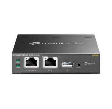 TP-Link Omada OC200 Cloud Controller | 2x 10/100 Mbps Ethernet | PoE Voeding | Zwart