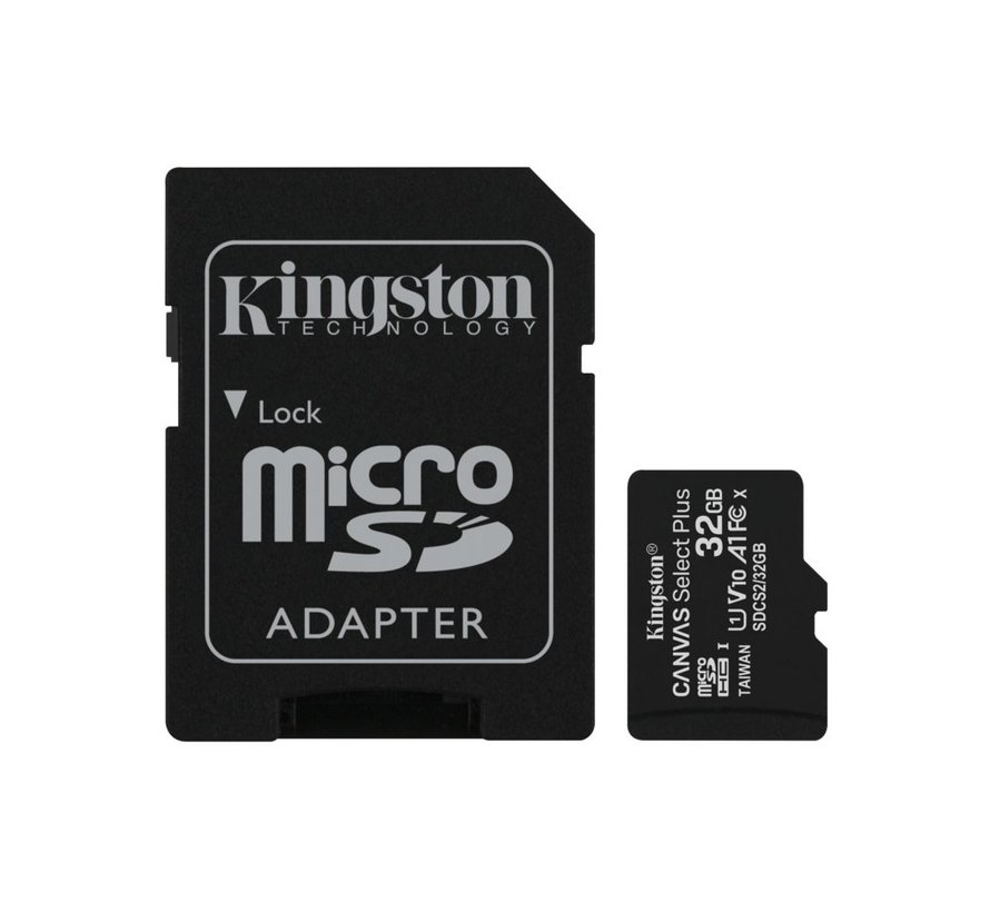 Canvas Select Plus | MicroSDHC | 32GB | Class 10 | UHS-I U1