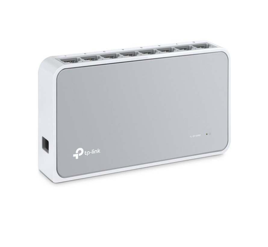 TP-LINK TL-SF1008D Unmanaged Fast Ethernet (10/100) Wit