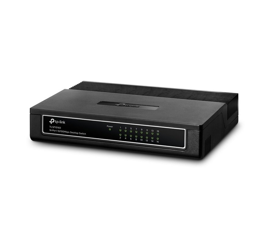 TP-LINK TL-SF1016D Unmanaged Fast Ethernet (10/100)