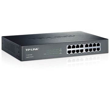 TP-Link TP-LINK TL-SG1016D | Unmanaged Gigabit Ethernet Switch | 16 Poorten | Zwart
