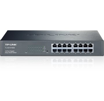 TP-Link TP-LINK TL-SG1016DE | Managed L2 Gigabit Ethernet Switch | 16 Poorten | Zwart