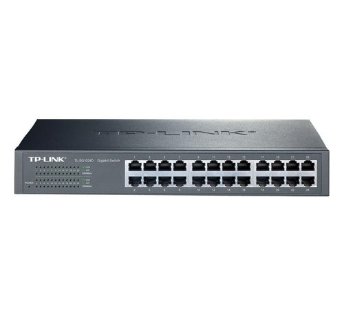 TP-Link TP-LINK TL-SG1024D | Unmanaged Gigabit Ethernet Switch | 24 Poorten | Grijs