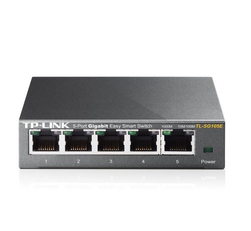 TP-Link TL-SG105E | 5-Poorts Gigabit Easy Smart Switch | Managed