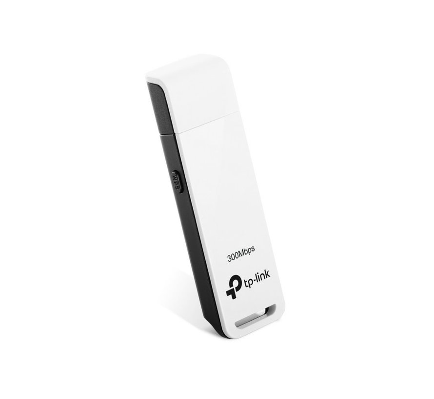 TL-WN821N | Wi-Fi 4 USB Adapter | 300 Mbps | 2,4 GHz | USB 2.0 | Zwart