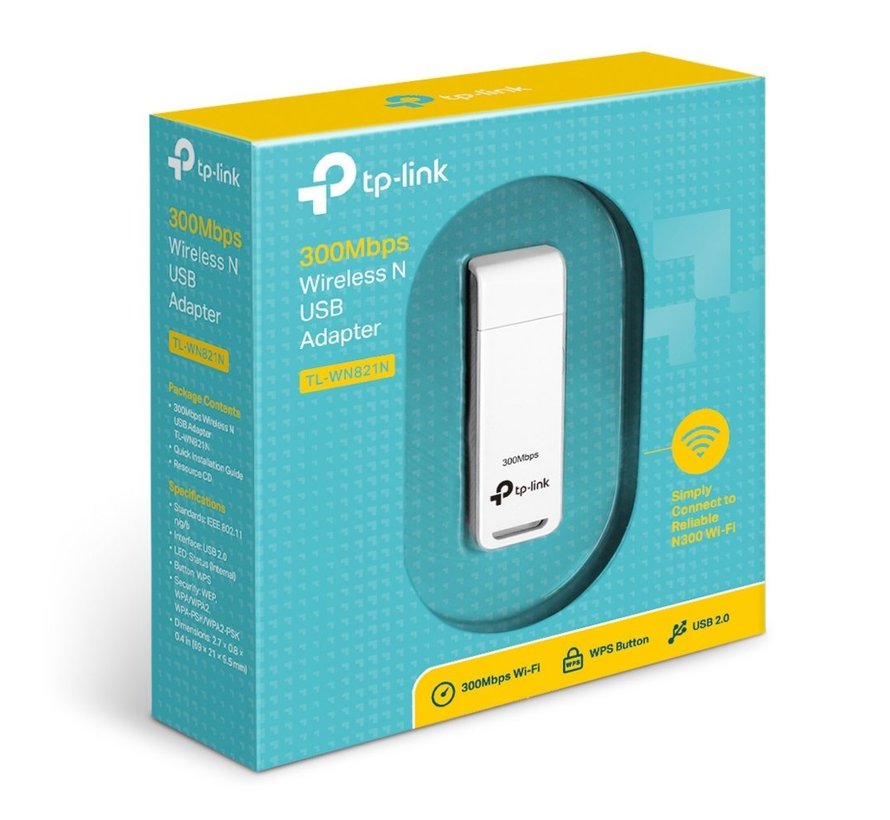 TP-LINK TL-WN821N netwerkkaart WLAN 300 Mbit/s