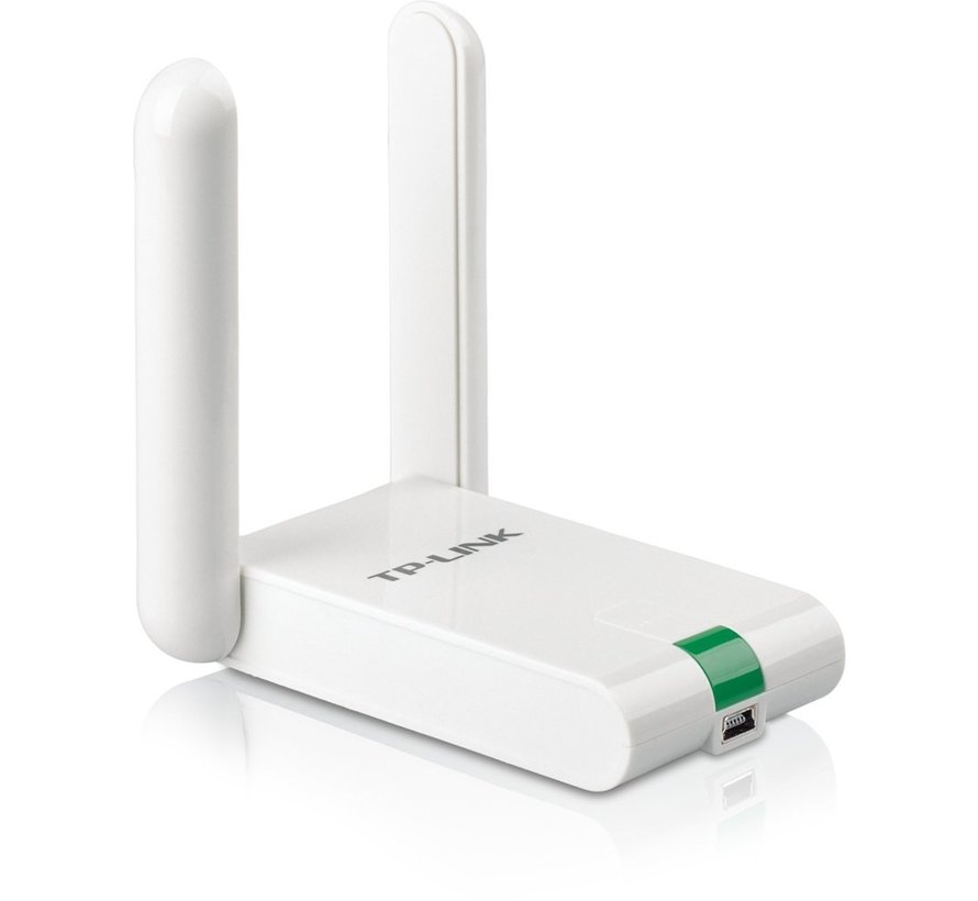 TL-WN822N | Wi-Fi 4 USB Adapter | 300 Mbps | 2,4 GHz | Dual Antennes | USB 2.0 | Zwart